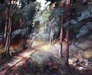 Adriaan Terhell - Boslandschap kopen? Bied vanaf 50!