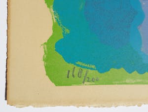 Karel Appel - Heads in a colourful landscape, litho kopen? Bied vanaf 595!