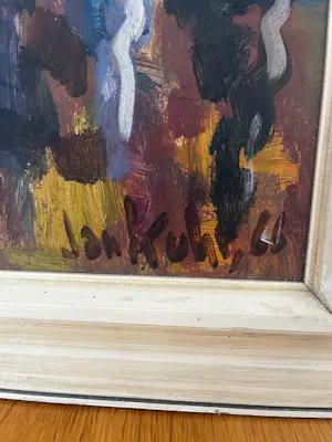 Jan Kuhr - Schilderij, kermis kopen? Bied vanaf 150!