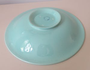Niet of onleesbaar gesigneerd - Turqoise platelen Fruitschaal kopen? Bied vanaf 1!