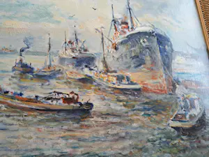 Evert Moll - Havengezicht Rotterdam kopen? Bied vanaf 850!