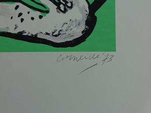 Corneille - NAAKTE VROUW / KLEURLITHO / 70x50cm / SIG / 1973 kopen? Bied vanaf 130!