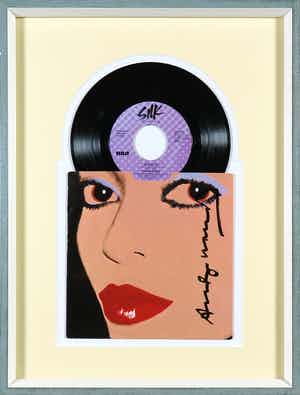 Andy Warhol - Diana Ross - Muscles - Gesigneerde cover! verkocht voor € 1!