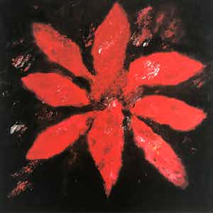 Armando - 'Rode bloem' - Kleurrijke Giclée - 30/30 - 2017 verkocht voor € 55!