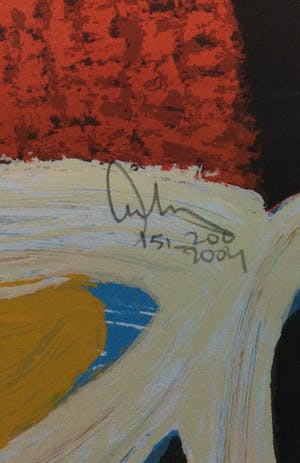 Arty Grimm - z.t. | kleuren zeefdruk - mooi ingelijst kopen? Bied vanaf 49!