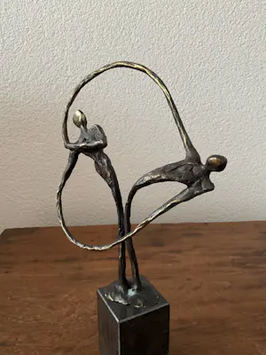 Ger van Tankeren - Beeld Heart to Heart Oneindige liefde, gesigneerd kopen? Bied vanaf 55!
