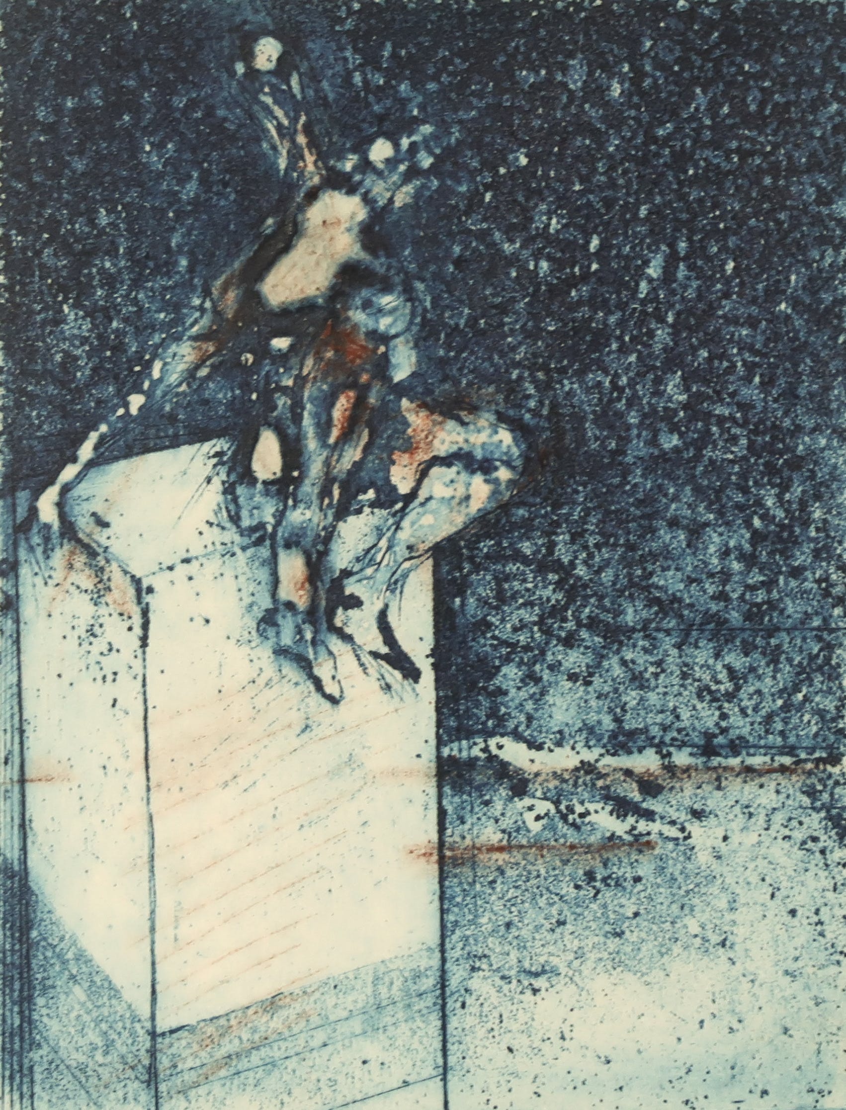 Henk Vierveijzer - Ets, De pilaar kopen? Bied vanaf 1!