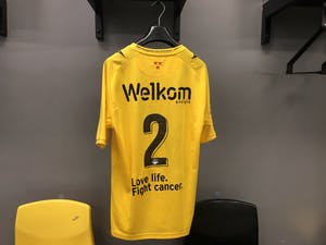 Curiosa - Swim to Fight Cancer wedstrijdshirt - Robin Schouten kopen? Bied vanaf 50!