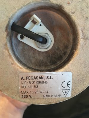 A. Pegasan - Prachtige zware alabast lamp kopen? Bied vanaf 50!