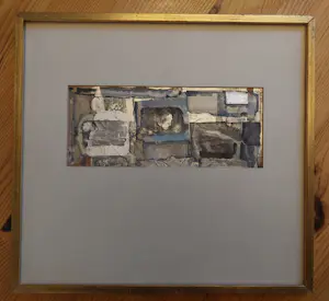 Jan Miechels - collage uniek werk + boek Jan Miechels Het andere kijken kopen? Bied vanaf 1!