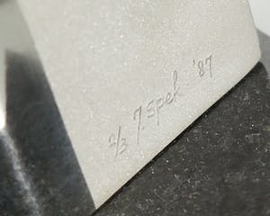 John Spek - Aluminium, Geometrisch abstract sculptuur kopen? Bied vanaf 100!