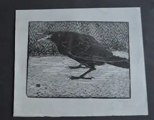 Jan Mankes - 'Schreeuwende kraai' kopen? Bied vanaf 400!