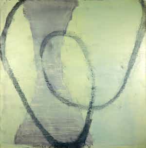 Martin Rous jr. - Olieverf op doek, Zonder titel (Zeer groot) verkocht voor € 250!