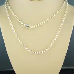 zilveren collier - 50 cm lang verkocht voor € 1!