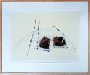 Arty Grimm - Winter - Ingelijst verkocht voor € 50!