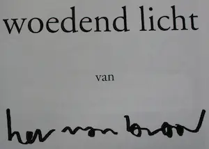 Herman Brood - Boek. Woedend licht, incl. zeefdruk - 2000. kopen? Bied vanaf 100!