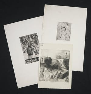 Igor Issacovitch - Lot van drie etsen, Diverse voorstellingen kopen? Bied vanaf 1!