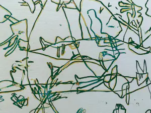 Jan Voss - handgesigneerde kleurenlitho | 'Sans titre' | 1978 (Prent 190 Serie 12B) kaufen? Bieten Sie von 65!