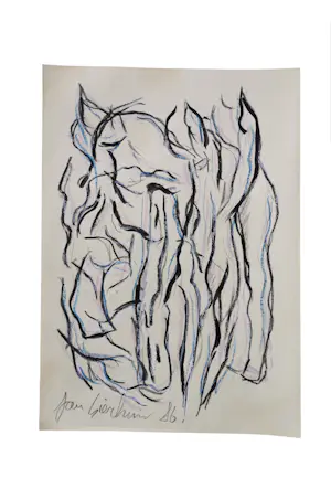 Jan Sierhuis - Tekening krijt/acryl kopen? Bied vanaf 1!