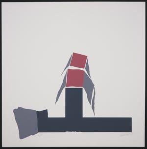 Hans Landsaat - Zeefdruk, Zonder titel kopen? Bied vanaf 20!