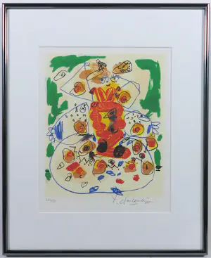 Harrie Gerritz - Michel v Overbeeke, Jan Sierhuis, + anderen! SET van 8 kleine ingelijste werken kopen? Bied vanaf 100!