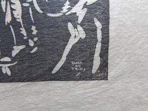 Daan de Vries - LOT VAN 4 STUKS / ZW-W HOUTSNEDE / SIG kopen? Bied vanaf 55!