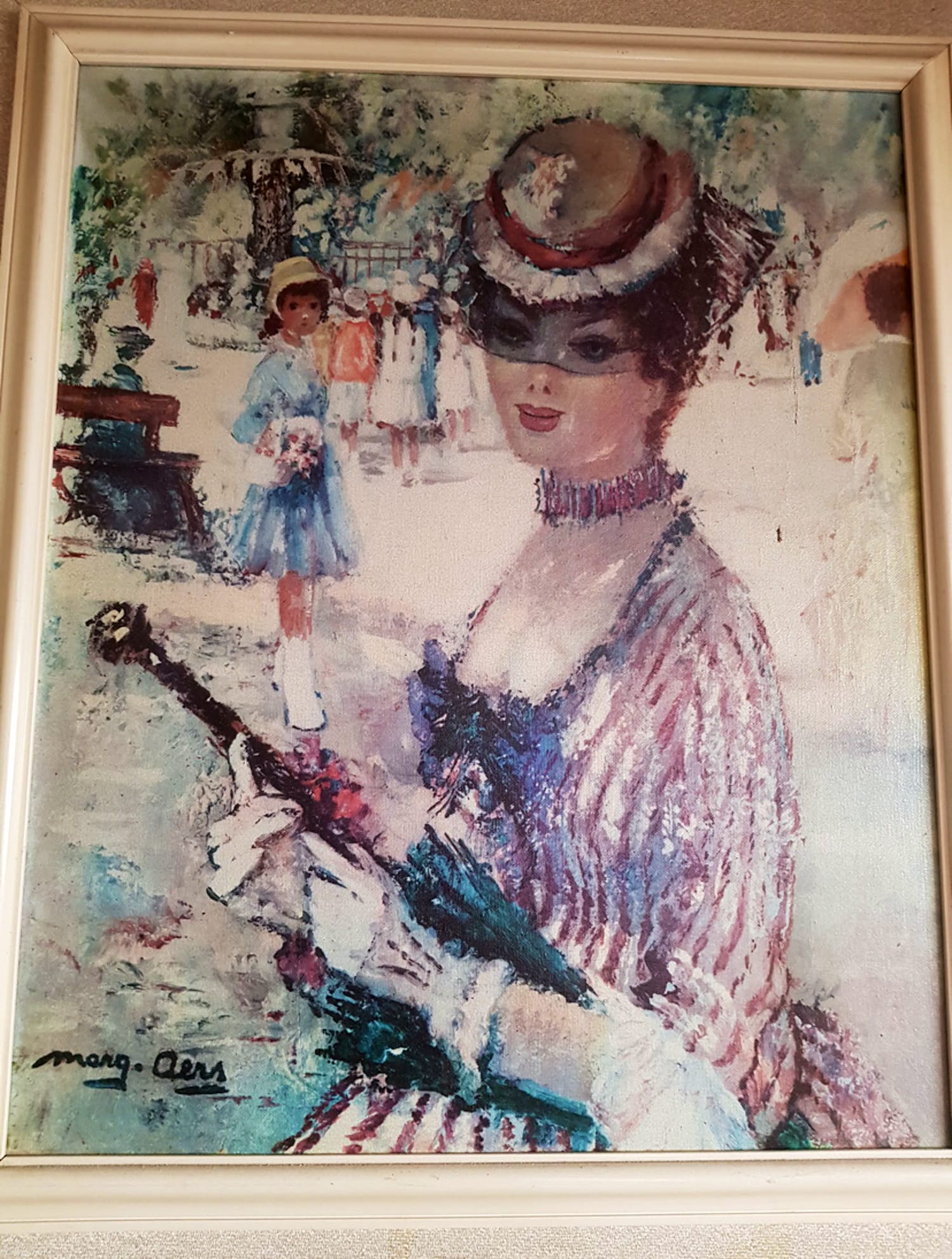 Marguerite Aers - De dame die wacht. verkocht voor € 150!
