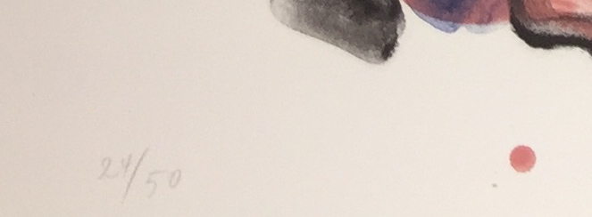 Ger Lataster - kleurenzeefdruk, oplage 50 stuks, 'Hermine in de tuin', GROOT WERK (80 x 120) kopen? Bied vanaf 169!