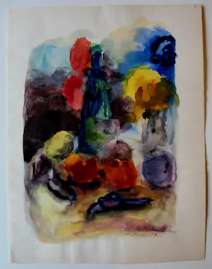 Alfred Wais - Aquarel: Stilleven - 1956 kopen? Bied vanaf 199!