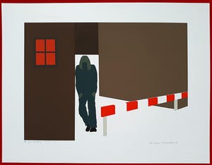 Coos Dieters - Geen doorgang, zeefdruk kopen? Bied vanaf 40!