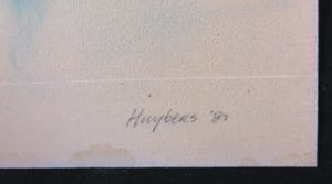 Geer Huybers - Pastel op papier, Zonder titel kopen? Bied vanaf 1!