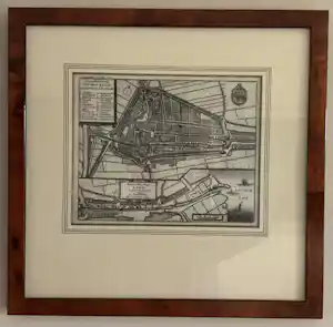 Isaac Tirion - Plattegrond van Edam verkauft für € 50!