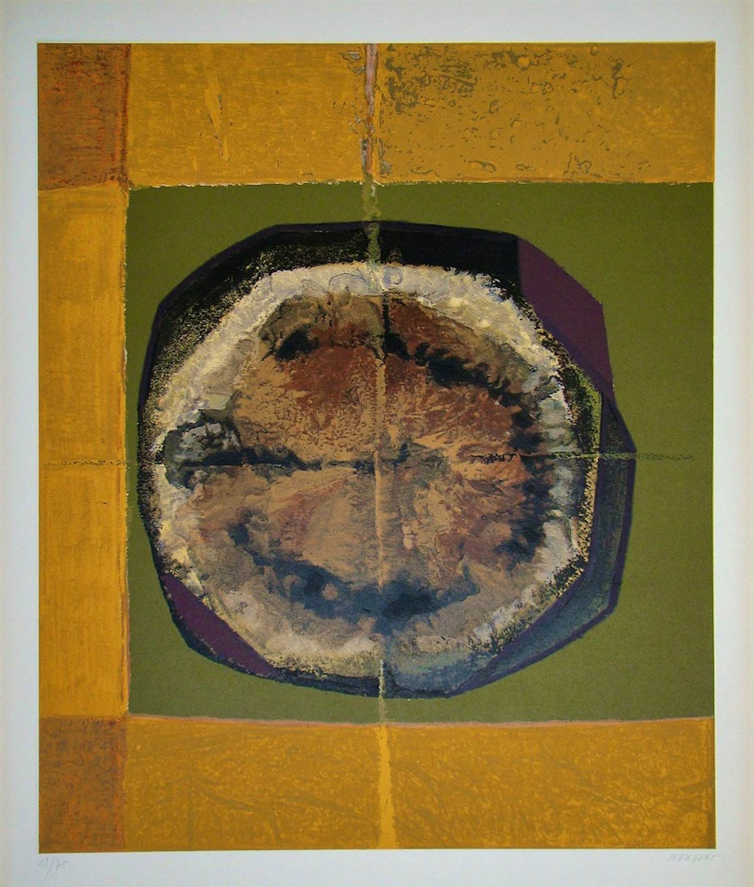 Jean Piaubert - Composition abstrait IV. - 1964 - Originele zeefdruk gesigneerd en genummerd kaufen? Bieten Sie von 70!