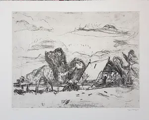AcheterJan Wiegers - Groninger landschap met gezicht op een boerderij? Enchérissez de 1!