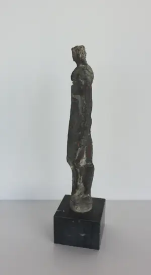 Andre Vranken - Bronzen beeld, Staand figuur / Messina + boek! kopen? Bied vanaf 100!