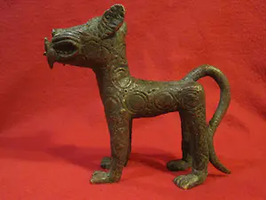 Benin - Bronzen luipaard. kopen? Bied vanaf 55!