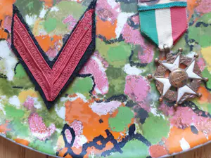 Enrico Baj - Porselein (Franco Pozzi) bord - " L'Ultimo dei Generali"- Diameter 31 cm kopen? Bied vanaf 495!