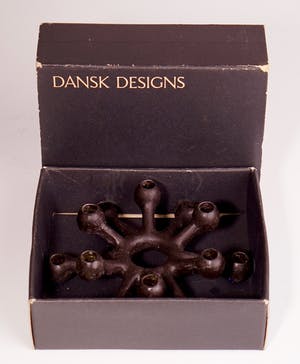 Jens Quistgaard - Jens Quistgaard for Dansk Design - kandelaar in originele doos - gemerkt -1955 kopen? Bied vanaf 1!