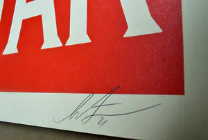 Shepard Fairey - Make Art Not War kopen? Bied vanaf 1!