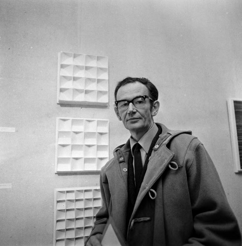 Jan Schoonhoven - Abstracte compositie, zeefdruk kopen? Bied vanaf 675!