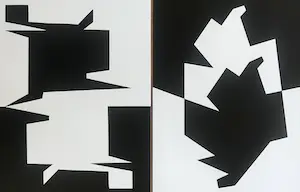Victor Vasarely - 2 offset lithos - IMBITUBA en UZOK - 1973 kopen? Bied vanaf 1!