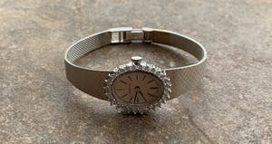 14 karaats wit gouden Certina dames pols horloge 28 diamanten kopen? Bied vanaf 1750!