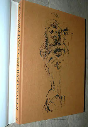 Cees Bantzinger - meisje in café 1974 - tekening met aquarel - mooi ingelijst- incl hardcoverboek kopen? Bied vanaf 100!