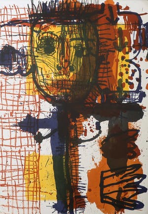 Rik van Iersel - Litho, Zonder titel kopen? Bied vanaf 1!