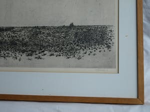 Fred Fritschij - Ingelijste ets , Landschap III – gesigneerd – 1971 – nr 4 van 8 kopen? Bied vanaf 42!