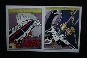 Roy Lichtenstein - Triptych 'As I Opened Fire'. kopen? Bied vanaf 350!