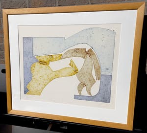 Reinhoud D'Haese - Échangé de bons procédés, metaaldruk (mooi ingelijst) kopen? Bied vanaf 275!