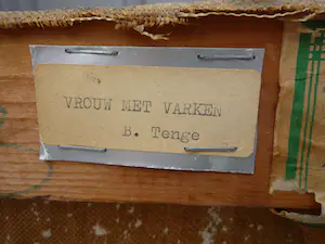 Bob Tenge - Vrouw met varken kopen? Bied vanaf 199!