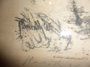 Otto Hanrath - Litho, De Nes Texel. kopen? Bied vanaf 30!