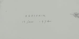 Herman Berserik - Aquarel, De goochelaar - Ingelijst kopen? Bied vanaf 350!